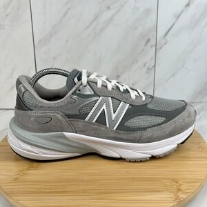 New Balance 990v6 USA Womens Size 9.5 D Grey White Suede Sneakers Shoes W990GL6